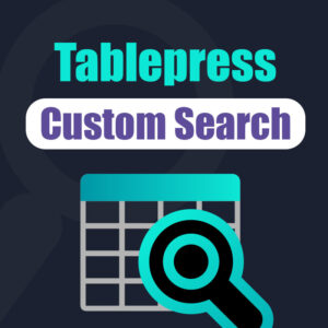 Tablepress Custom Search